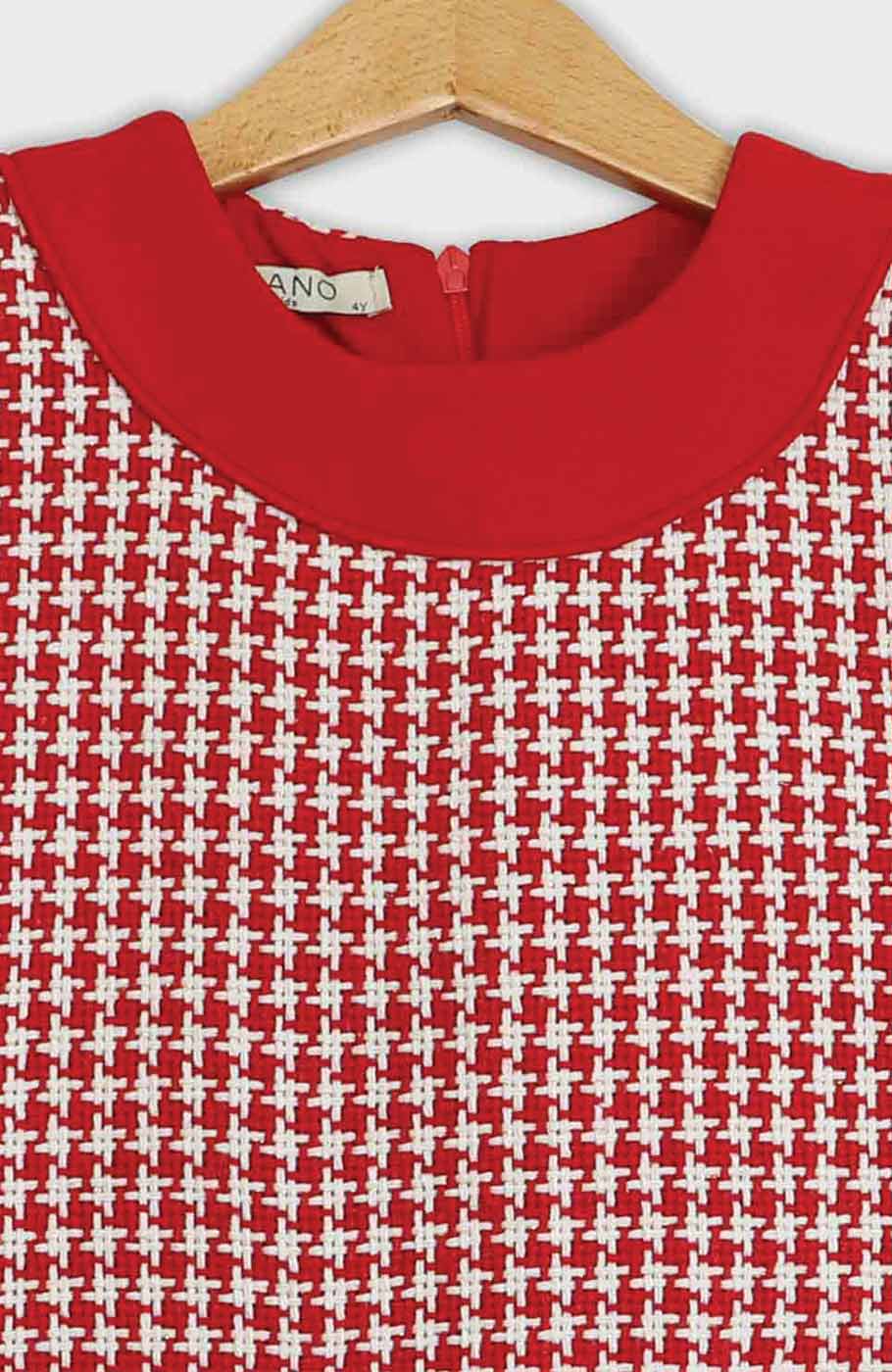 پیراهن شنل آستین کوتاه 