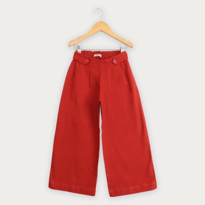 شلوار لینن پیلی دار