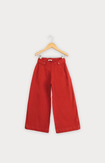 شلوار لینن پیلی دار