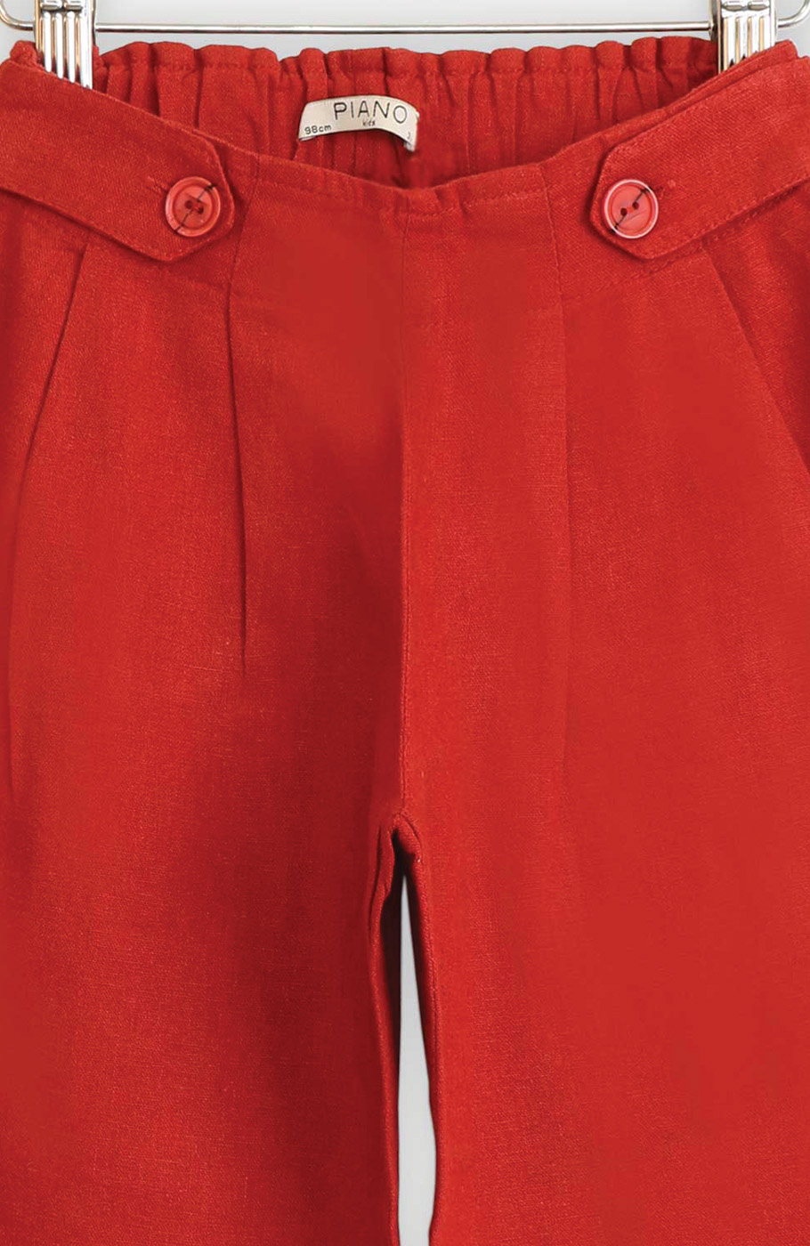 شلوار لینن پیلی دار