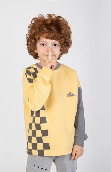 بلوزدورس با آستین نارنگ