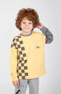 بلوزدورس با آستین نارنگ