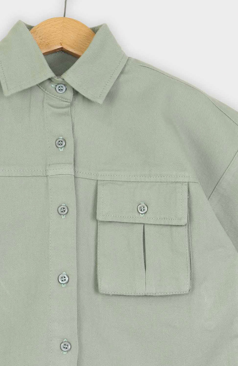 شومیز کتان آستین کوتاه