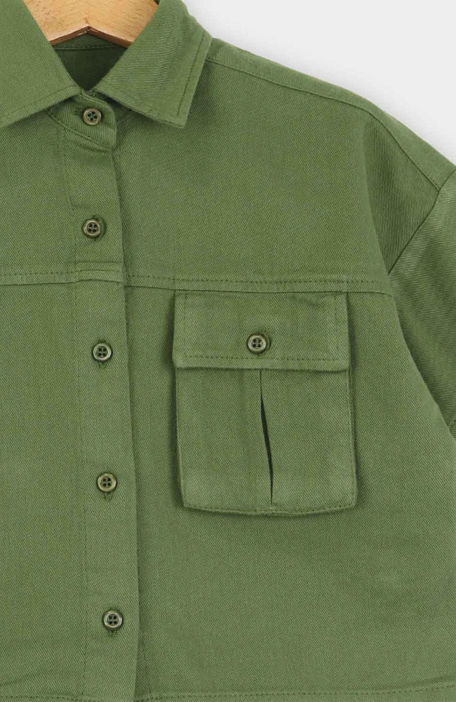 شومیز کتان آستین کوتاه