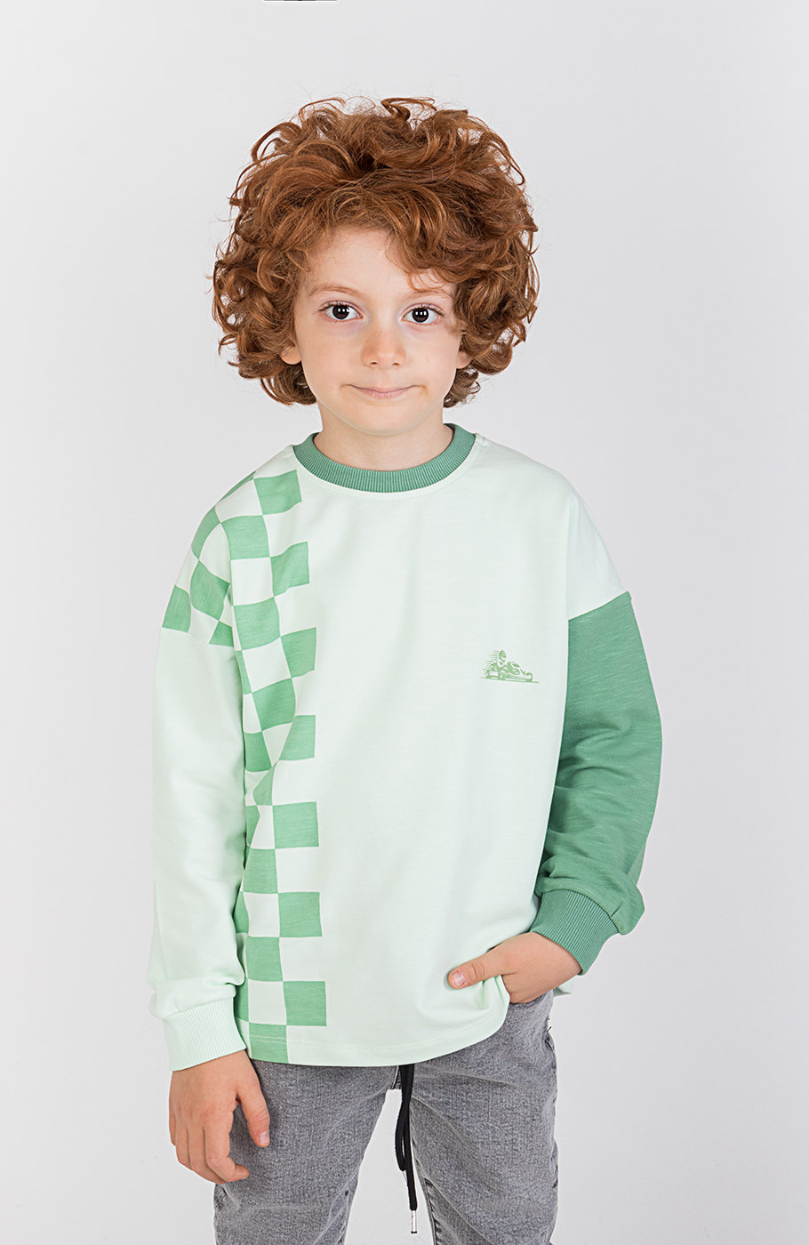 بلوزدورس با آستین نارنگ