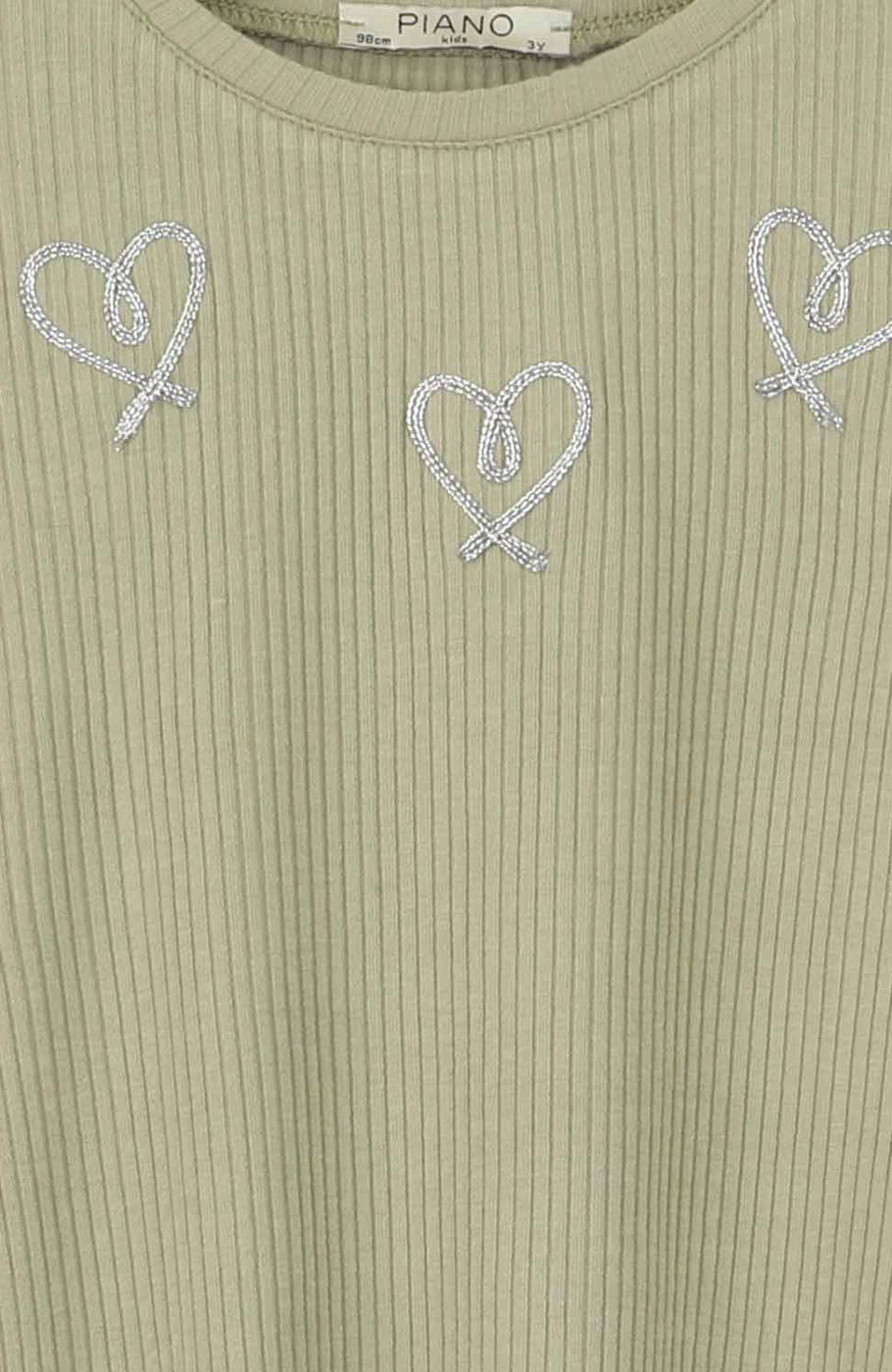 پیراهن پنبه لایکرا سوزن خالی آستین بلند