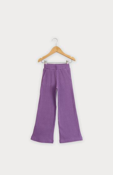 شلوار پنبه لایکرا سوزن خالی (ست با کد 10345)