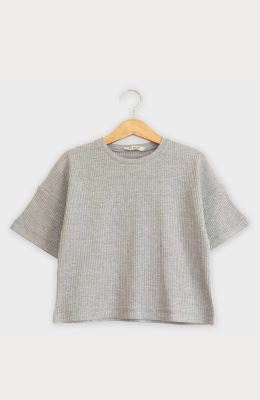 تیشرت پنبه لایکرا سوزن خالی(ست با کد 10348)