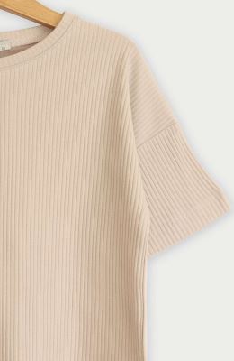 تیشرت پنبه لایکرا سوزن خالی(ست با کد 10346)