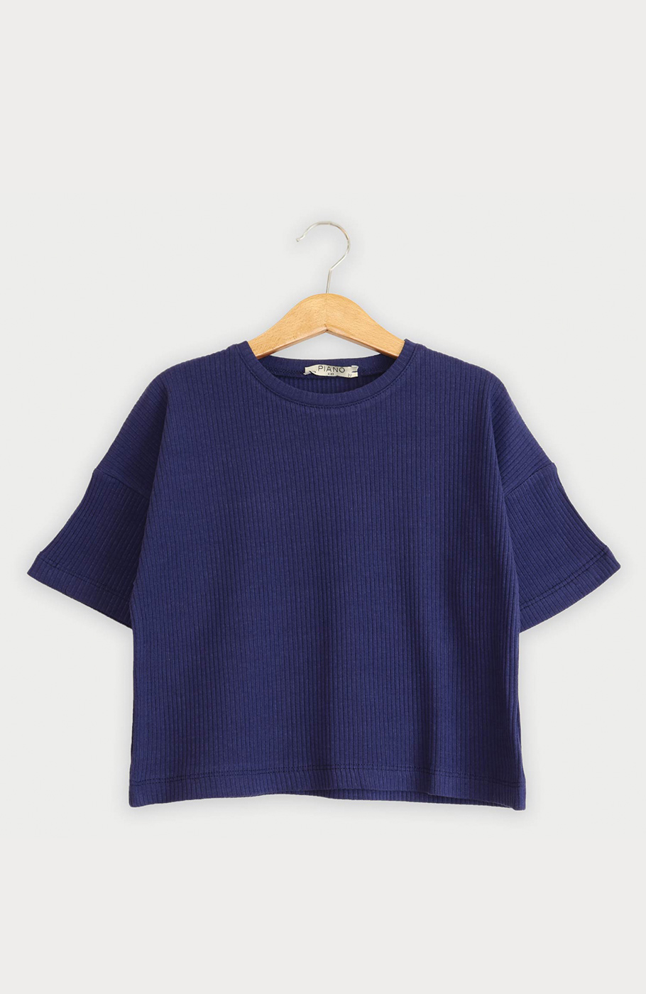 تیشرت پنبه لایکرا سوزن خالی(ست با کد 10346)