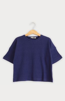 تیشرت پنبه لایکرا سوزن خالی(ست با کد 10346)