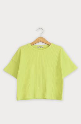 تیشرت پنبه لایکرا سوزن خالی(ست با کد 10348)