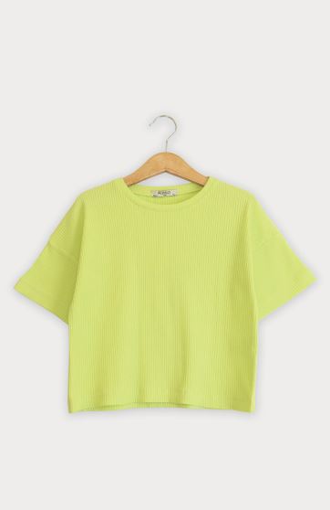 تیشرت پنبه لایکرا سوزن خالی(ست با کد 10348)