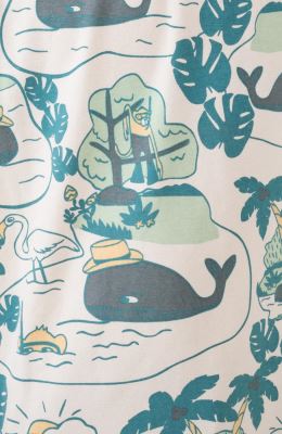 تیشرت یکرو لایکرا تمام چاپ هاوایی