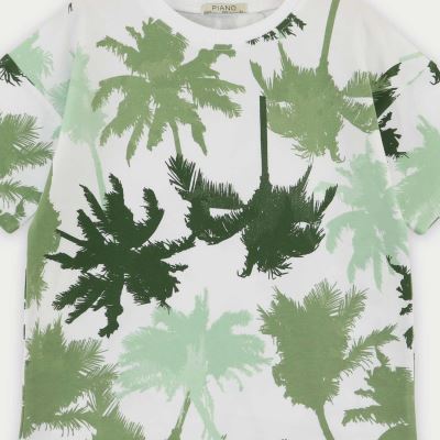 تیشرت یکرو لایکرا تمام چاپ هاوایی