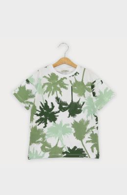 تیشرت یکرو لایکرا تمام چاپ هاوایی