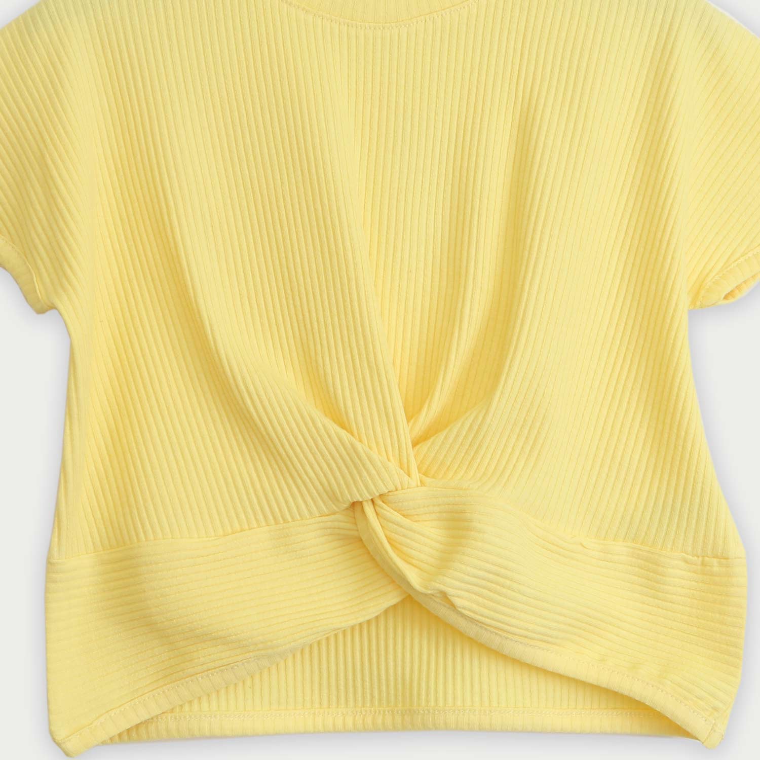 تیشرت پنبه لایکرا جلو گره ای (ست با 10356)