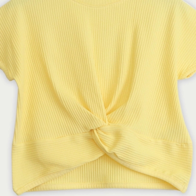 تیشرت پنبه لایکرا جلو گره ای (ست با 10356)