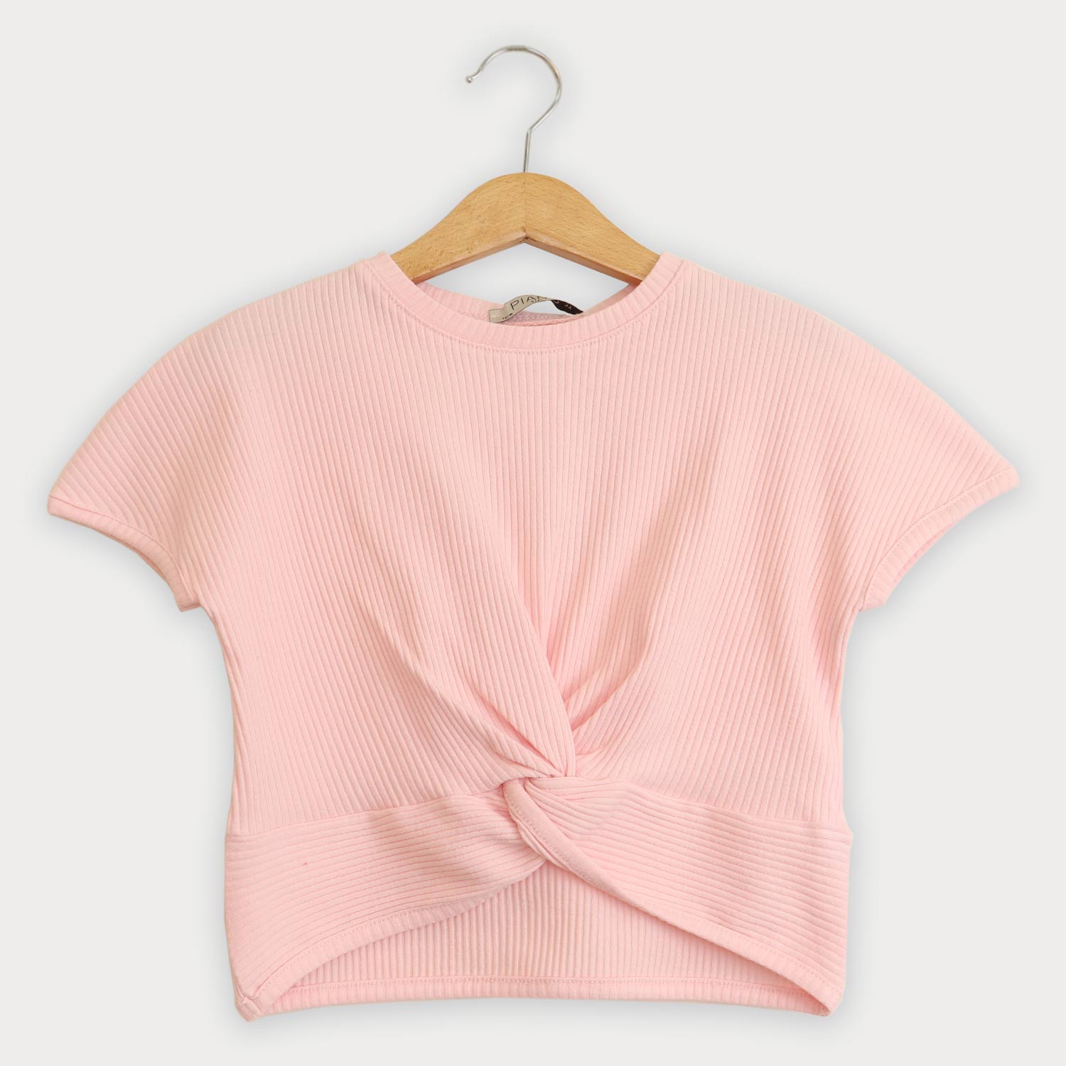 تیشرت پنبه لایکرا جلو گره ای (ست با 10354)