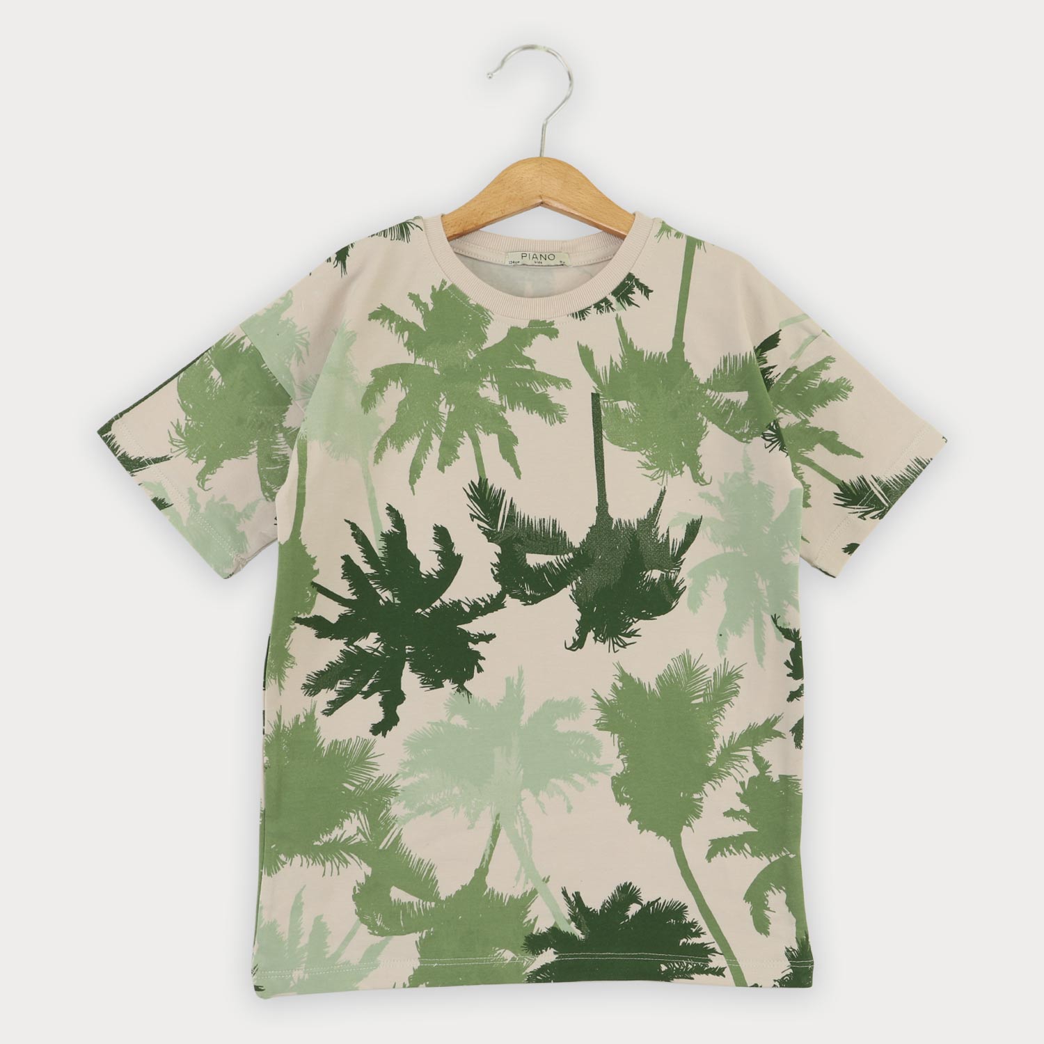 تیشرت یکرو لایکرا تمام چاپ هاوایی