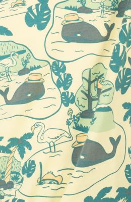 تیشرت یکرو لایکرا تمام چاپ هاوایی