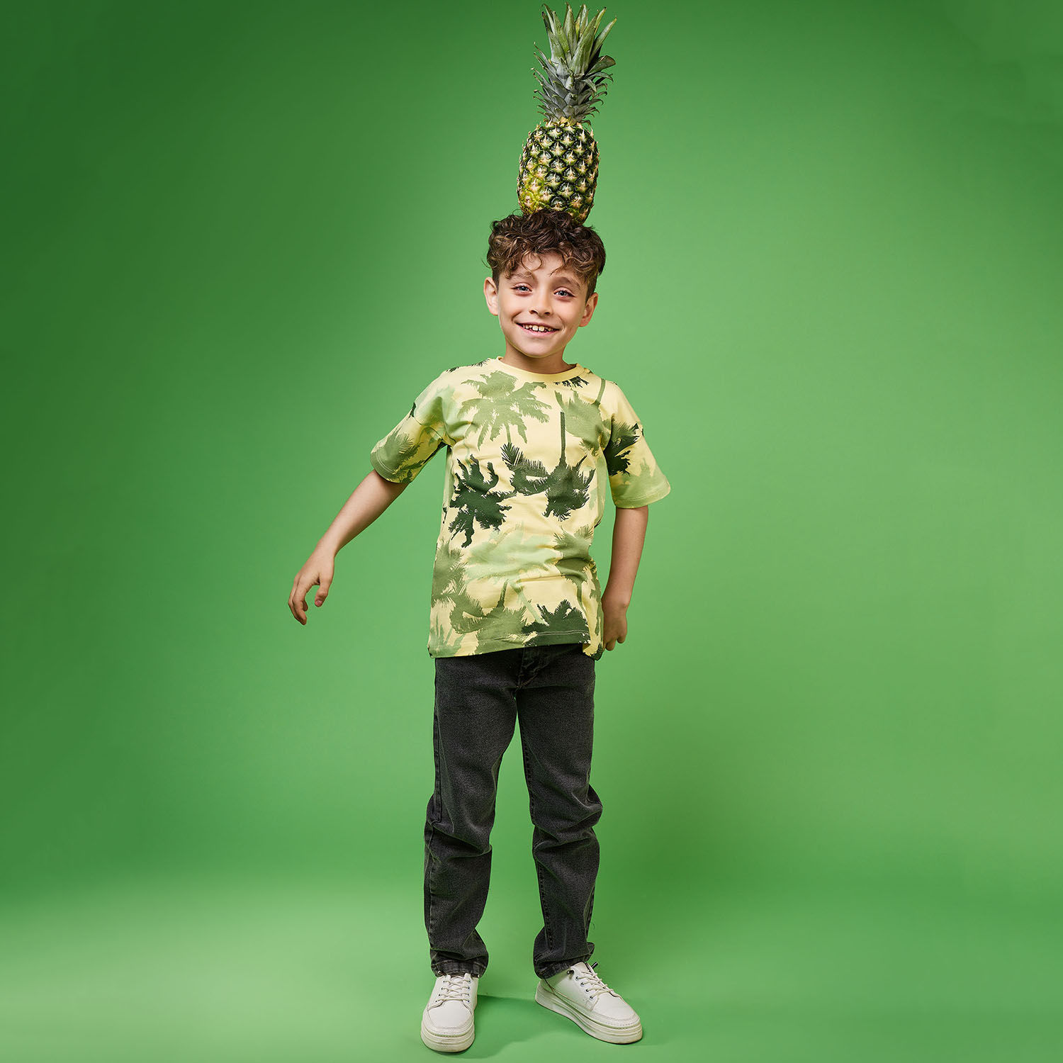 تیشرت یکرو لایکرا تمام چاپ هاوایی