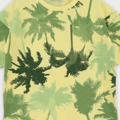 تیشرت یکرو لایکرا تمام چاپ هاوایی