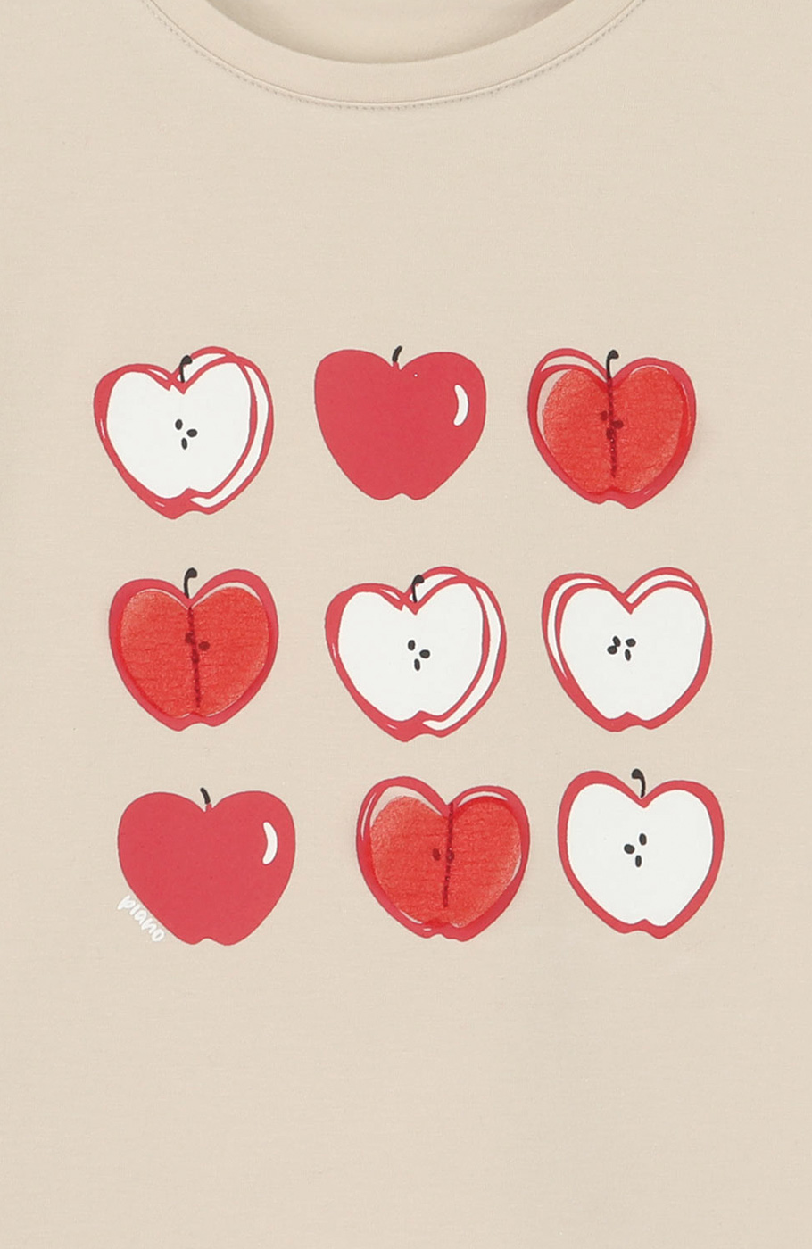 تیشرت یکرو لایکرا آستین افتاده برش دار