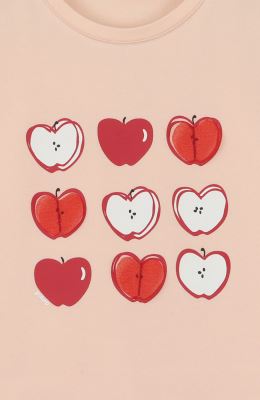 تیشرت یکرو لایکرا آستین افتاده برش دار