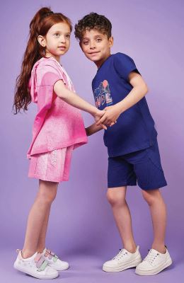 شلوارک دورس دو نخ برش دار