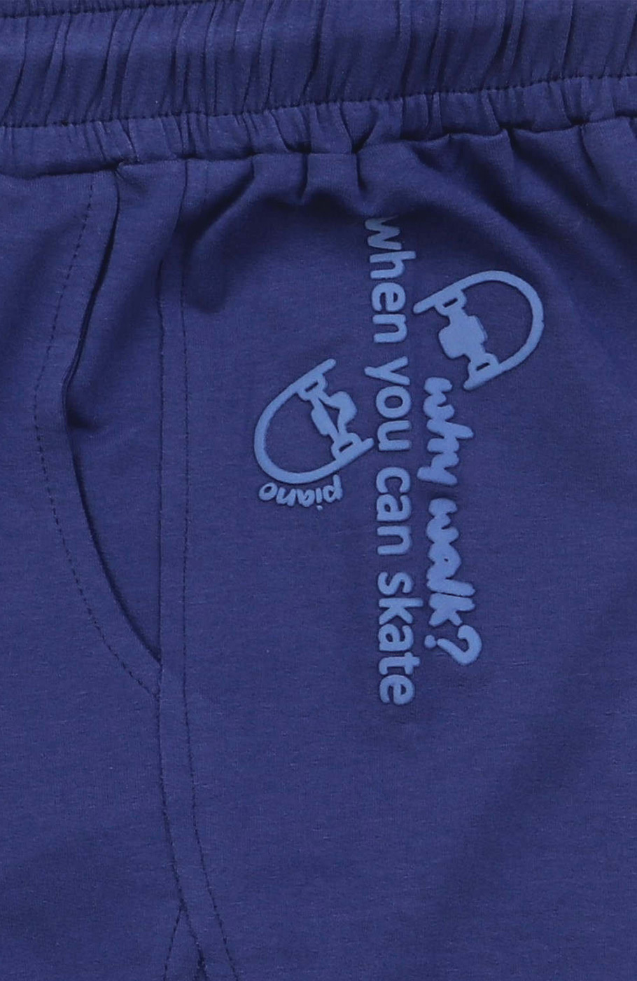 شلوارک دورس دو نخ برش دار