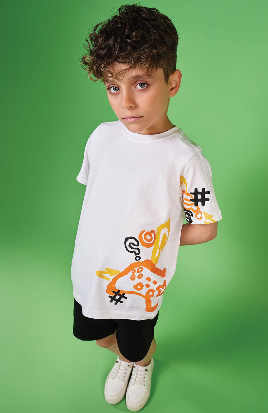 شلوارک دورس دو نخ برش دار