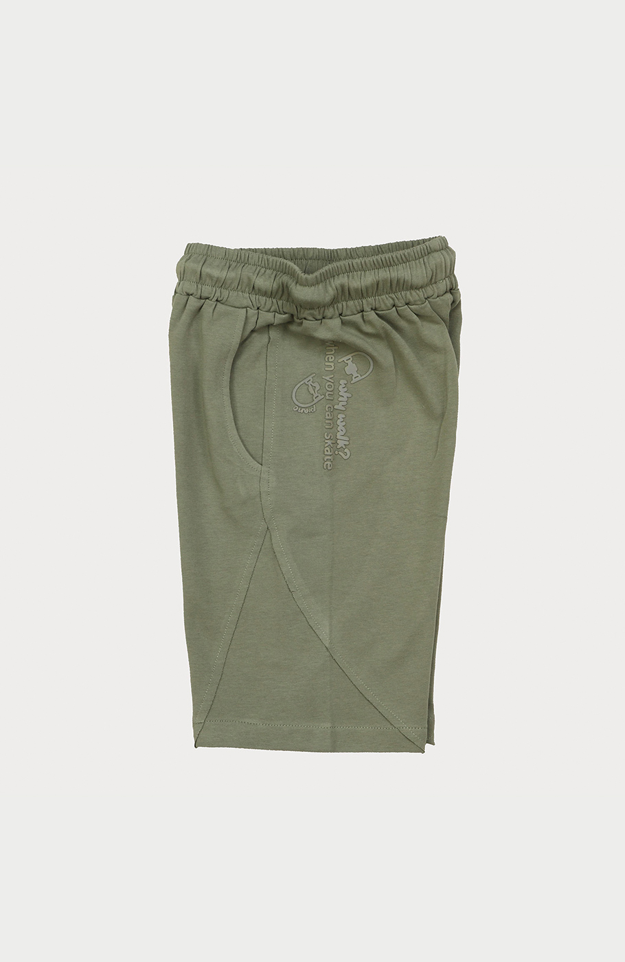 شلوارک دورس دو نخ برش دار