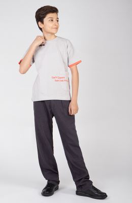 تیشرت یکرو لایکرا اسلپ آستین دوبل