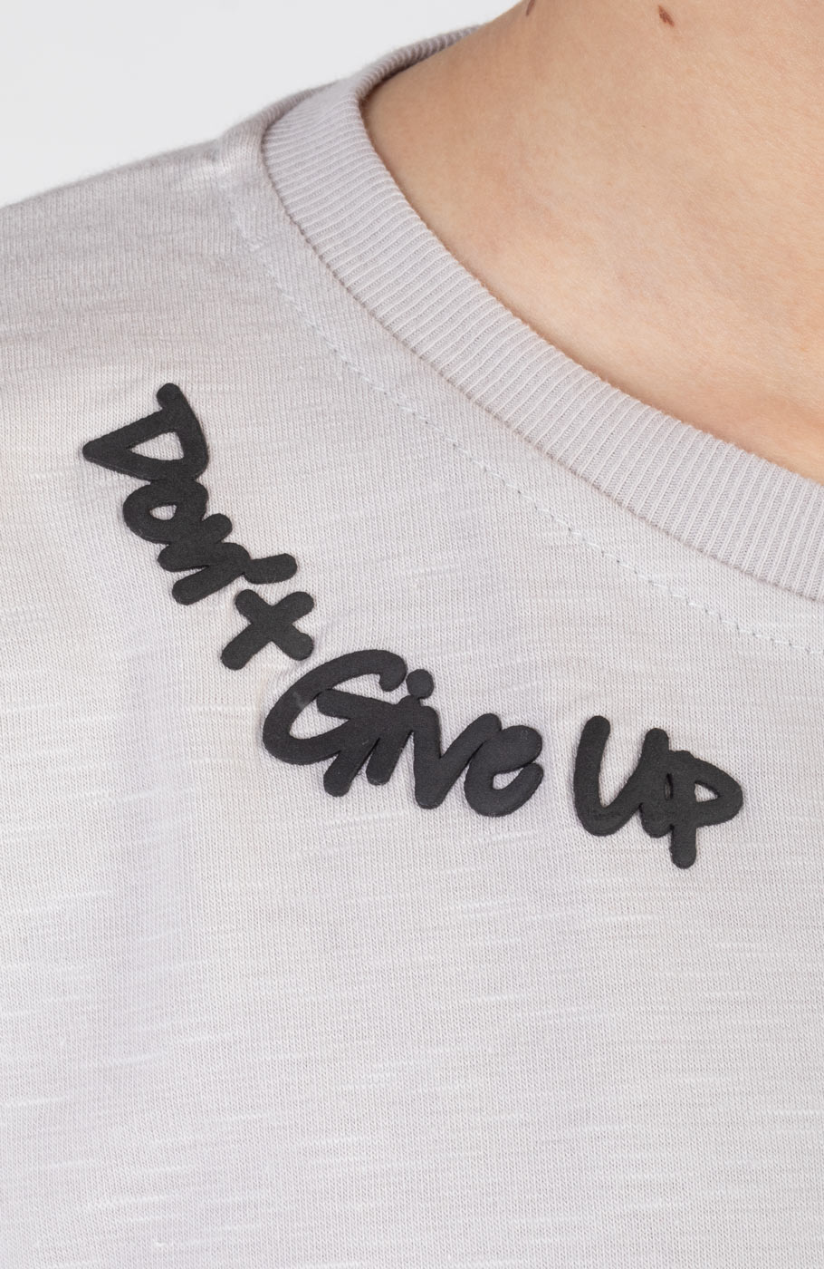 تیشرت یکرو لایکرا اسلپ آستین دوبل