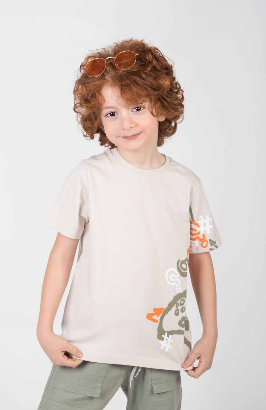 تیشرت یکرو لایکرا اسلپ آستین برش دار