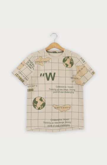 تیشرت یکرو لایکرا اسلپ تمام چاپ