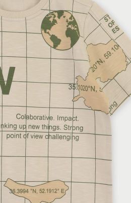 تیشرت یکرو لایکرا اسلپ تمام چاپ