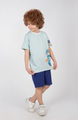 تیشرت یکرو لایکرا اسلپ آستین برش دار