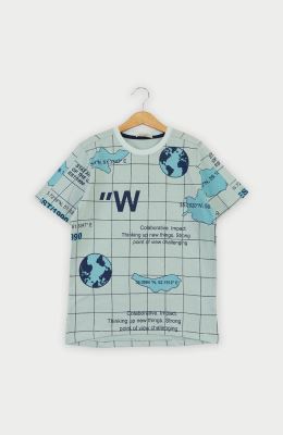 تیشرت یکرو لایکرا اسلپ تمام چاپ