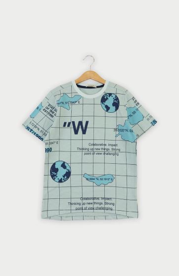 تیشرت یکرو لایکرا اسلپ تمام چاپ