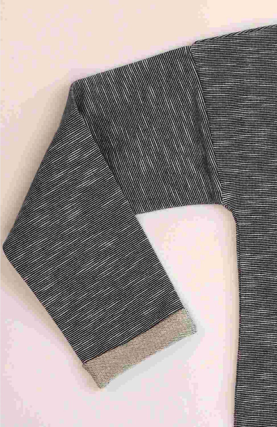 بلوز دورس لایکرا اسلپ آستین افتاده