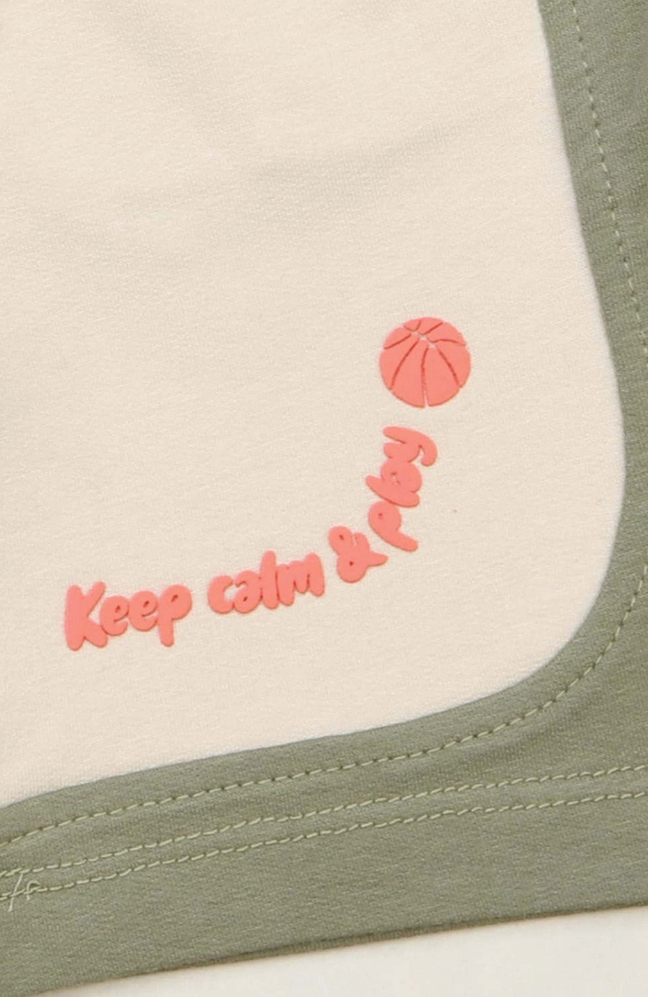 شلوارک دورس دو نخ با برش نارنگ (ست با کد 11177)