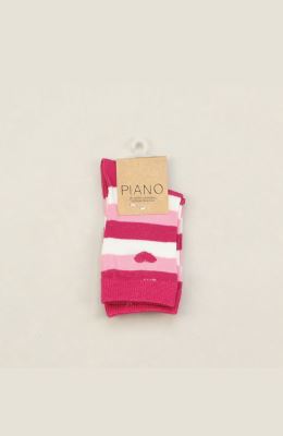 جوراب راه راه و قلب