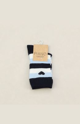 جوراب راه راه و قلب