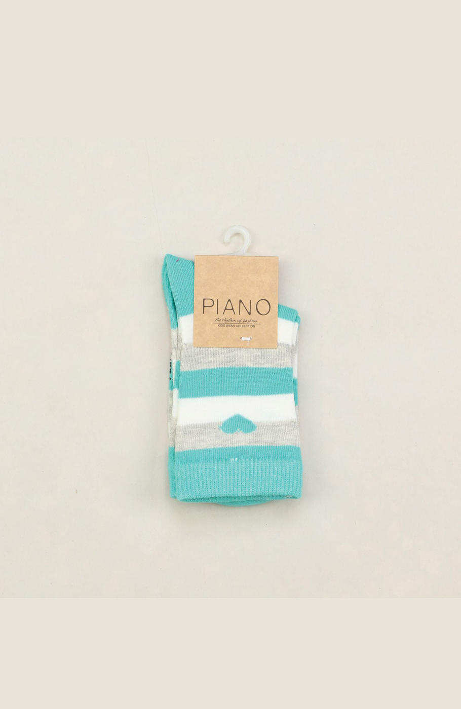 جوراب راه راه و قلب