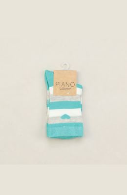 جوراب راه راه و قلب