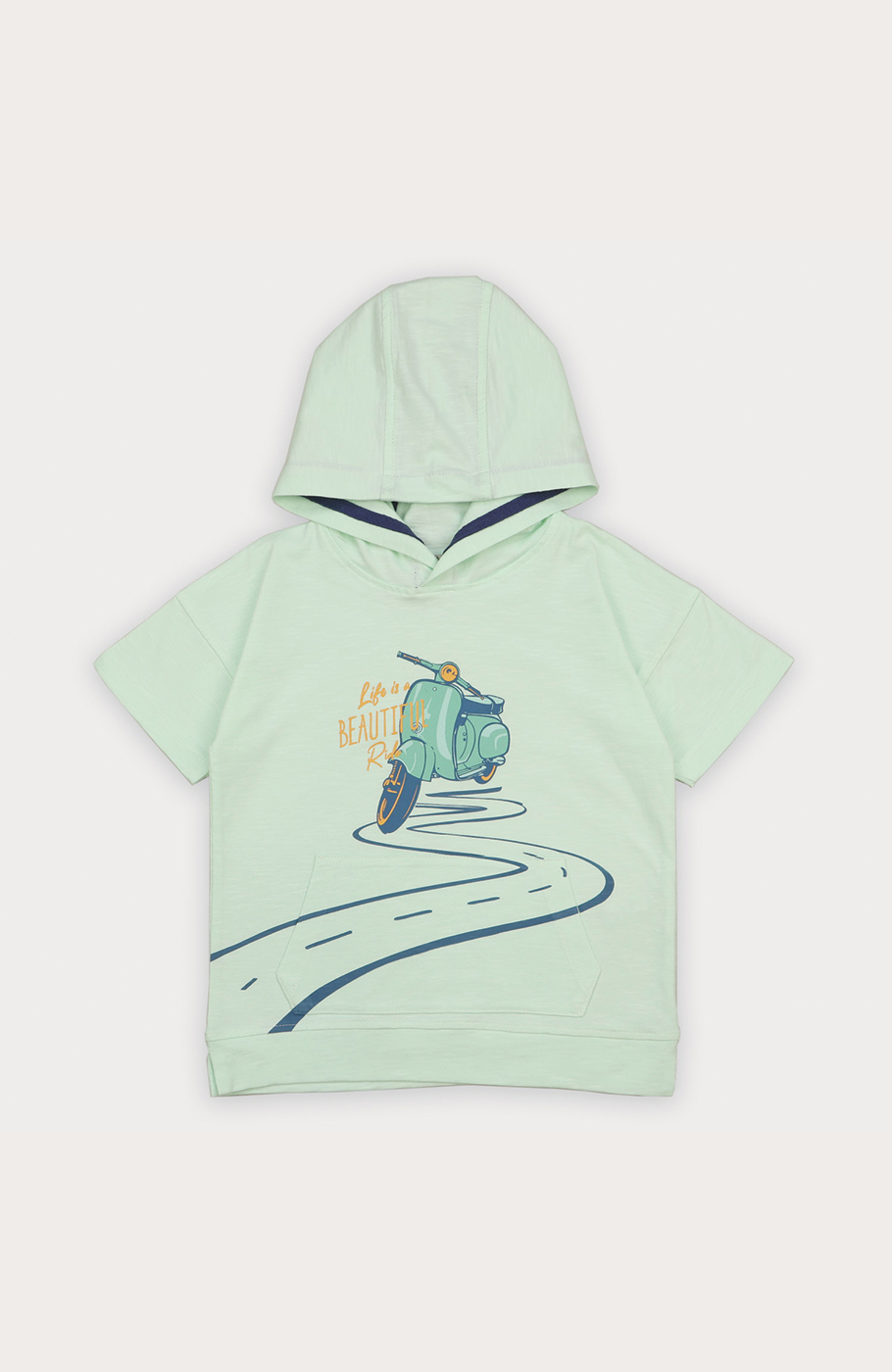 هودی یکرو لایکرا اسلپ آستین کوتاه