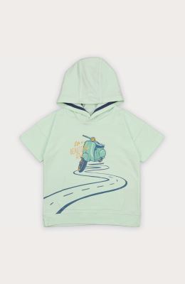 هودی یکرو لایکرا اسلپ آستین کوتاه