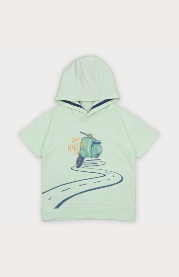 هودی یکرو لایکرا اسلپ آستین کوتاه